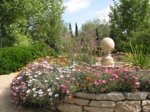 Arlington Garden fountain hot gardens