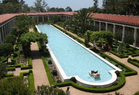 getty villa gardens