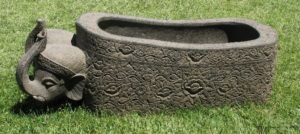 Indian elephant planting tub