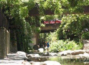 san luis obispo creek downtown