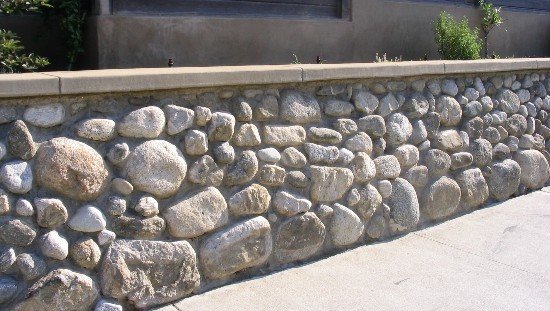 New Rock wall