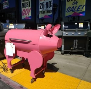 Pig barbeque Hot Gardens