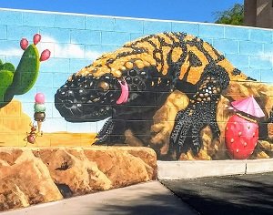 gila monster mural Tucson AZ