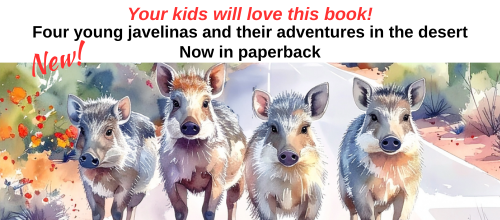 Javelina Cousin paperback children's book