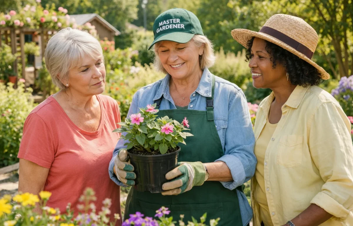 Master Gardener and trainees