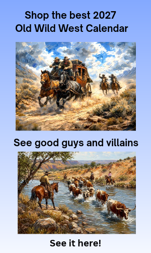 ad for Best Wild West 2027 calendar